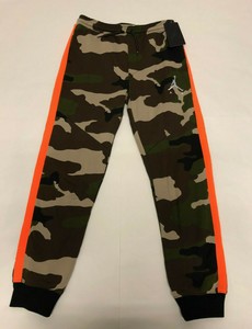 Novo com etiquetas meninos Nike Michael Jordan Green Camo calça moletom corredor Calça De Moletom Lã Grande | eBay