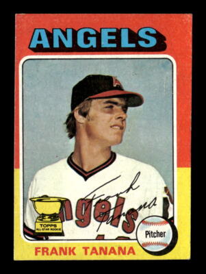 renanaページ 1975 Topps #16 Frank Tanana California Angels EX+ Baseball Card