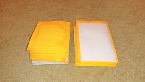 32 Used Various Size Padded Bubble Mailer Manila Envelope Recycle Save Trees