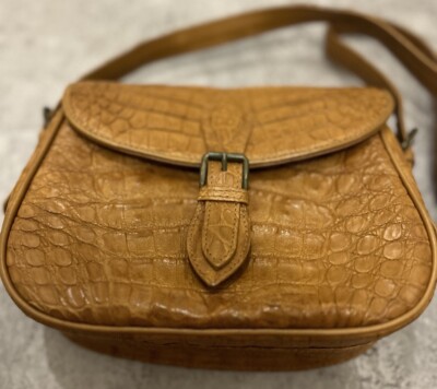 Donna Elissa Krokodil Handtasche Vintage