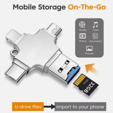 USB 3.0 Flash Drive Type -C Photo Stick OTG For iPhone iPad Android Samsung PC