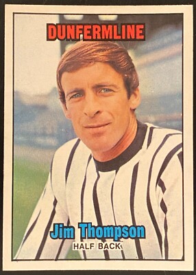 A&BC SCOTTISH FOOTBALL 1970 (GRÜN) - 106 JIM THOMSON - DUNFERMLINE ATHLETIC