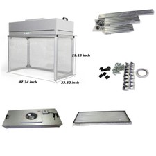 110v Vertical Laminar Flow Hood Air Flow Clean Bench Dust Free Room Workshop