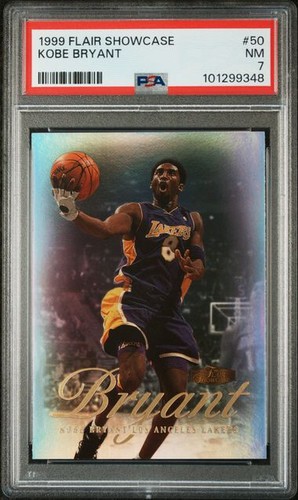 Kobe Bryant - 1999 Flair Showcase #50 - PSA 7 LA Lakers