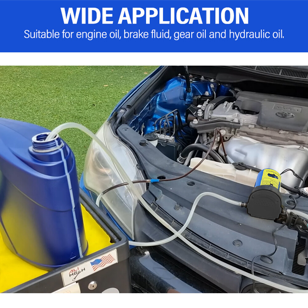 Electric Engine Oil Transfer Extractor Fluid Suction Pump Diesel Siphon