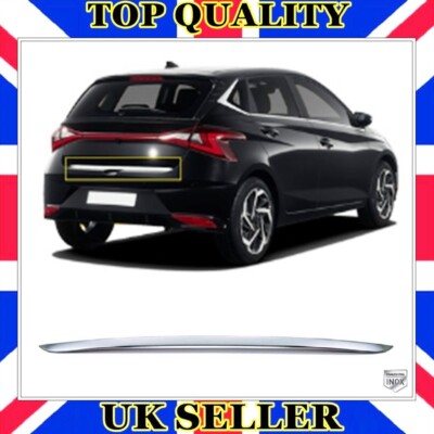 Chrome Rear Trunk Lower Trim S.STEEL For HYUNDAI i20 I20 HB 2020 ONWARDS
