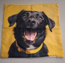 Throw Pillow Cover Dog Zipper Bottom 274452