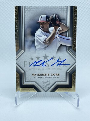2023 Topps Five Star Autograph MacKenzie Gore #FSA-MGO Washington Nationals