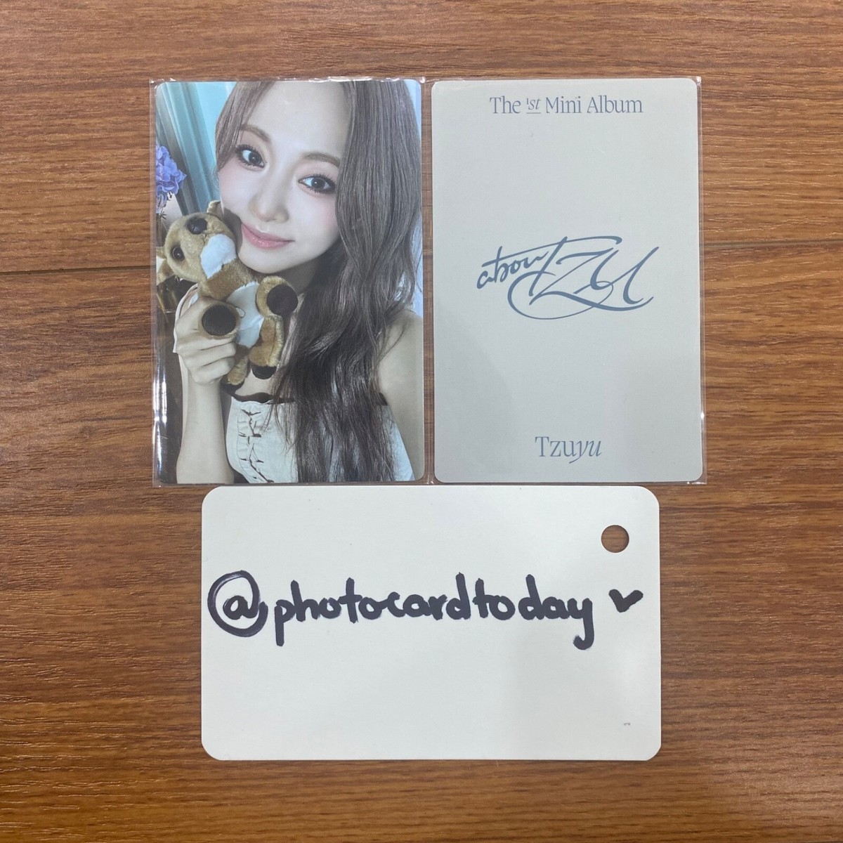 TZUYU ABOUTZU DEBUT SOLO GONGBANG OFFICIAL PHOTOCARD POB BROADCAST