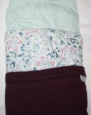 New 3 pack JOCKEY covered waistband 100 cotton STRING BIKINI WINE light GREEN 7