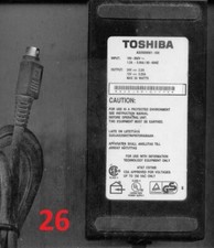 Transfo-transformateur-adaptateur-chargeur Toshiba A32X000001 24V 2,2A-12V 0,25A
