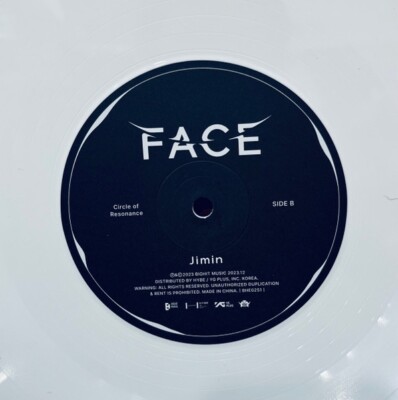 韓国LP Jimin Face BHE0251 Bighit Music /00260 Korean Lp Jimin Face Bhe0251 Big Music /00260 | eBay