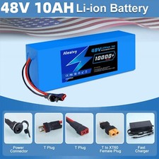 48V 10Ah Li-ion Ebike Battery Pack for Electric Bicycle  Scooter 48V 10000mah