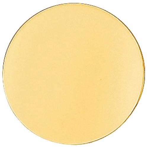 Jewelry Men's Tie Tac 14k Yellow Gold Engravable Round Shape Polished, 13mm - Picture 2 of 2