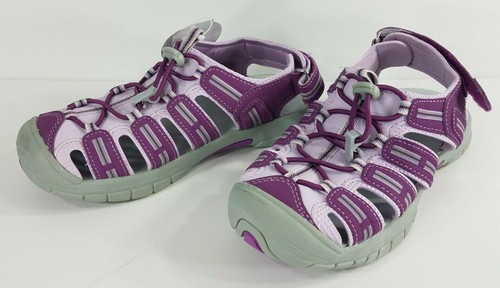 NWT Khombu purple Sandy athletic hiking sandals youth girls size 2 - Picture 7 of 10
