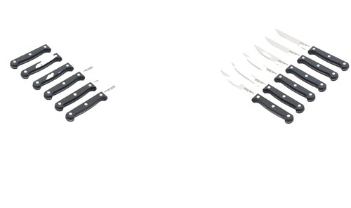 Gourmet Settings Exotique Platinum 18/10 Stainless Steel  6 Gourmet Settings Exotique Platinum Spreader Knives NWT display picture 1