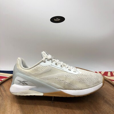 Reebok Women Nano X1 FZ0636 White Beige Training Athletic Shoe Sneaker Size  7.5 | eBay