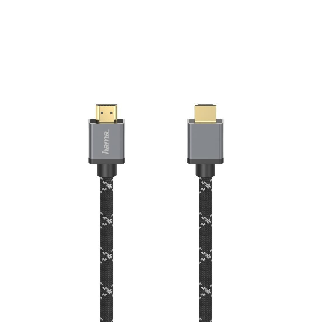 Thumbnail - Hama Cavo Hdmi Ad Altissima Velocita' 8k Metallo 1mt 00205238