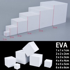 White EVA Foam Block DIY Building Model Material Water Proof 1cm 2cm 3cm 4/5/6cm