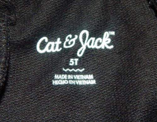 *TODDLER SIZE 5T CAT & JACK BRAND BLACK SHORTS--E--EXCELLENT - Picture 3 of 3