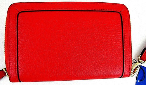 Cartera Muñequera de Cuero Vera Bradley Canyon Sunset Grab & Go Naranja + Cubierta Antipolvo - Imagen 7 de 9
