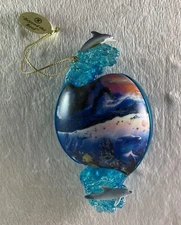 BEYOND THE REEF Above & Below Porcelain Heirloom Ornament Christian Riese Lassen