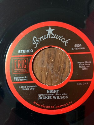 Vintage Jackie Wilson 45 RPM 7