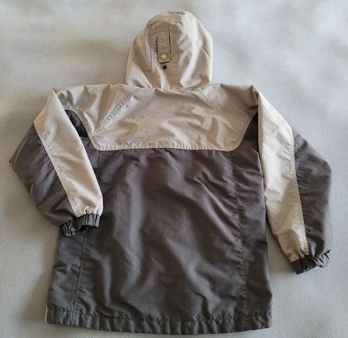 COLUMBIA Youth Gray/Charcoal Hooded 3-Season Windbreaker/Jacket -- Sz 10/12 - Picture 5 of 10
