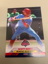 Scott Hurst 2022 Memphis Red Birds Team Card
