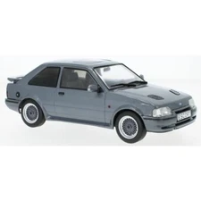 MODEL CAR GROUP FORD ESCORT RS TURBO MK4 METALLIC GREY 1990 1-18 SCALE 18272