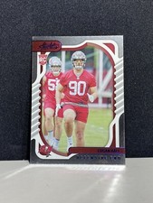 Logan Hall 2022 Panini Absolute Purple RC #185 Tampa Bay Buccaneers