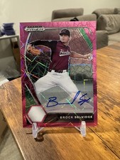 2021 Prizm Draft Picks Brock Selvidge Pink Velocity Prospect RC Auto Yankees🔥📈