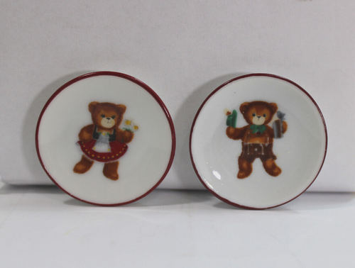 RARE REUTTER/ ZIERGEGENSTANDE TEA SET ~TEDDY BEAR~ 9PC. HAND PAINTED PORCELAIN - Picture 7 of 15