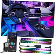 Car Lights, Smart RGBIC Interior Car Lights with APP, Remote Control, LED