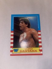 Tito Santana 1987 WWF wrestling card #6