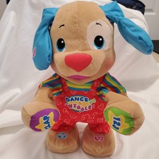 Fisher Price Dance and Wiggle 2011; Laugh Learn Puppy Plush - Tested Works
