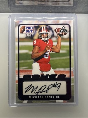 2021 Leaf Power Pro Set Michael Penix Jr. RC Auto Indiana Hoosiers /25