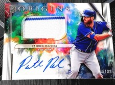 2022 Chronicles Origins Rookie Jumbo Material /99 Patrick Mazeika Auto RC