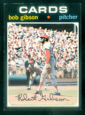 1971 TOPPS #450 BOB GIBSON EXMT