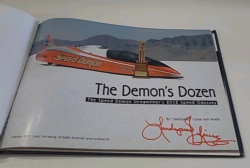 The Demon's Dozen Rare Car Racing Book Singed Landspeed Louise Ann Noeth⬇️ 21-R - Picture 10 of 23
