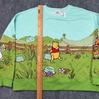 NEW Disney Park Exclusive Pooh & Friends Embroidered Garden Scene Pullover L — photo 5