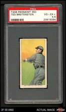 1909 T206 Ted Breitenstein Southern Association - New Orleans PSA 4.5 - VG/EX+