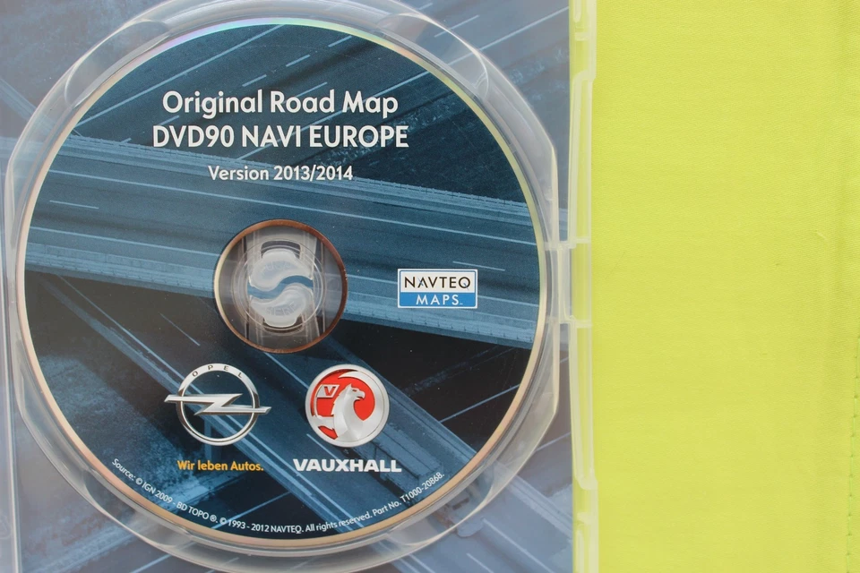 DVD NAVIGATION OPEL DVD 90 NAVI EUROPA 2014 ASTRA MERIVA ZAFIRA CORSA SIGNUM - Bild 4 von 4