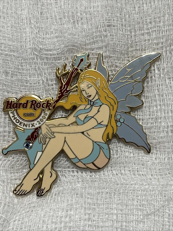 Hard Rock Cafe Phoenix Birthstone Fairy in Lingerie December 2008 Turquoise