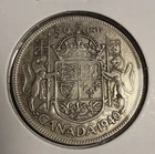 1940 Canadian Half Dollar, XF. (18678)