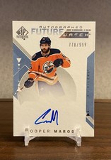 2018-19 UD SP Authentic Cooper Marody Future Watch Auto 778/999