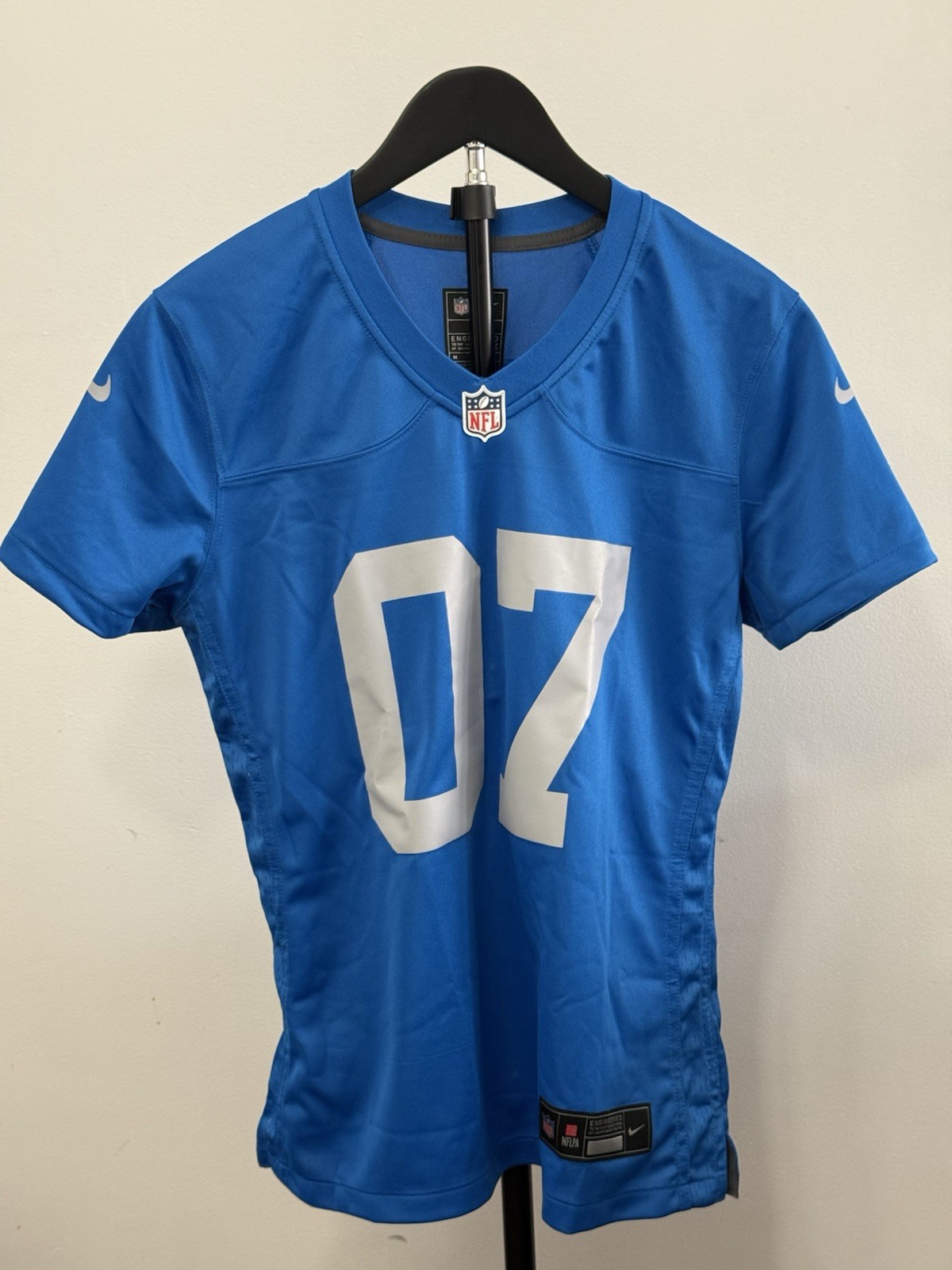Nike X Nfl Detroit Lions Football Jersey Sz M
