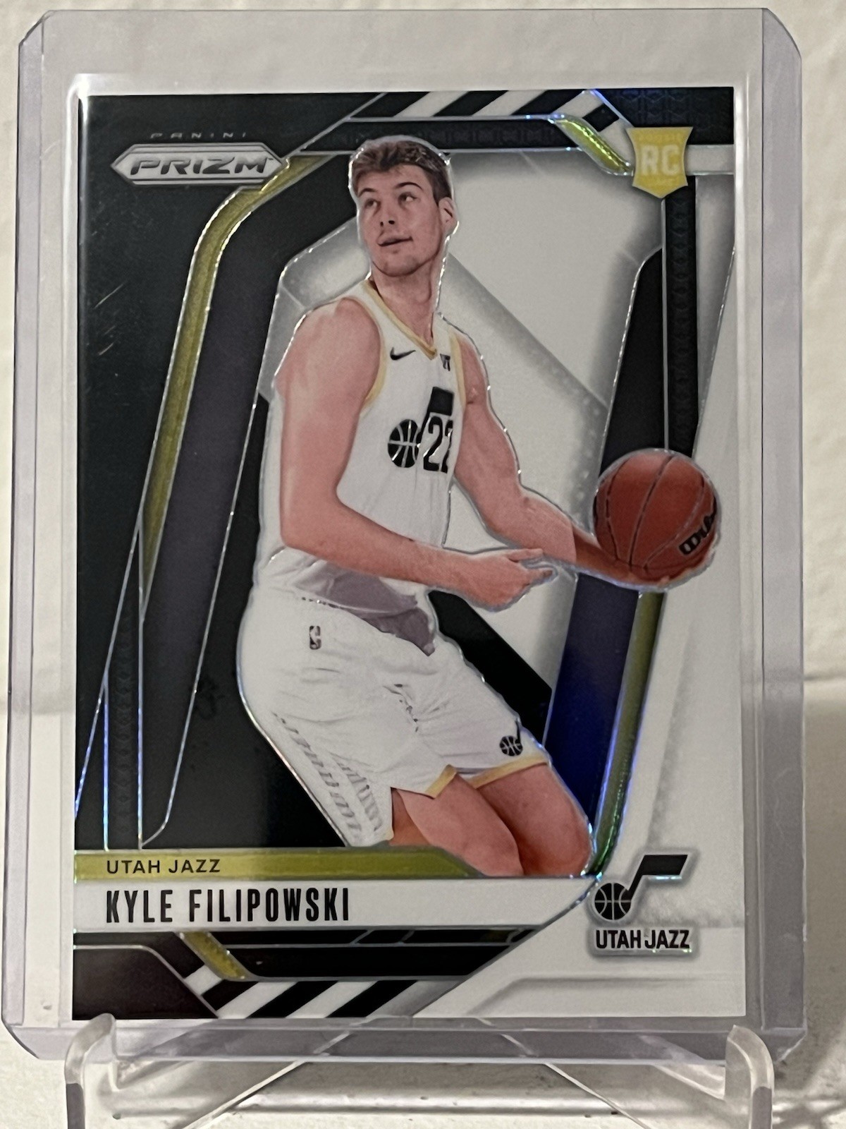 2024-25 Panini Prizm - Kyle Filipowski #263 Black & White Prizm (RC)
