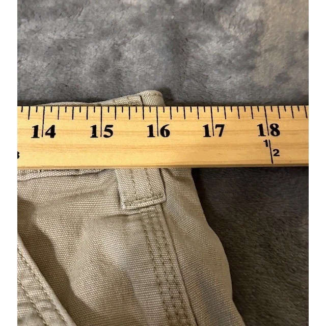 Carhartt Relaxed Fit Men's Shorts Size 36 Beige Workwear Utility Casual - Image 4 of 4