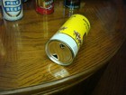 RARE DINKELACKER LIGHT EXTRA IMPORTED GERMAN BO FLAT TOP BEER CAN WEST GERMANY — photo 6